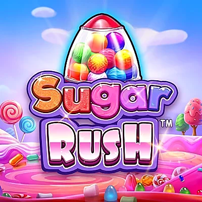 Sugar Rush cluster-pays slot tile in the Pub Casino game lobby